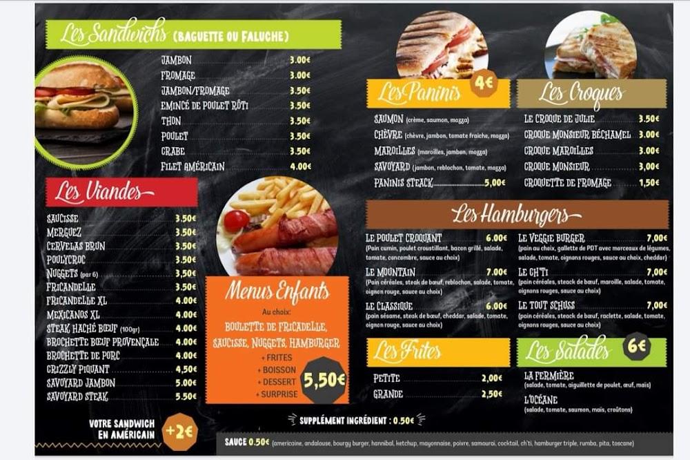 La Friterie de Julie - Menu Image 1